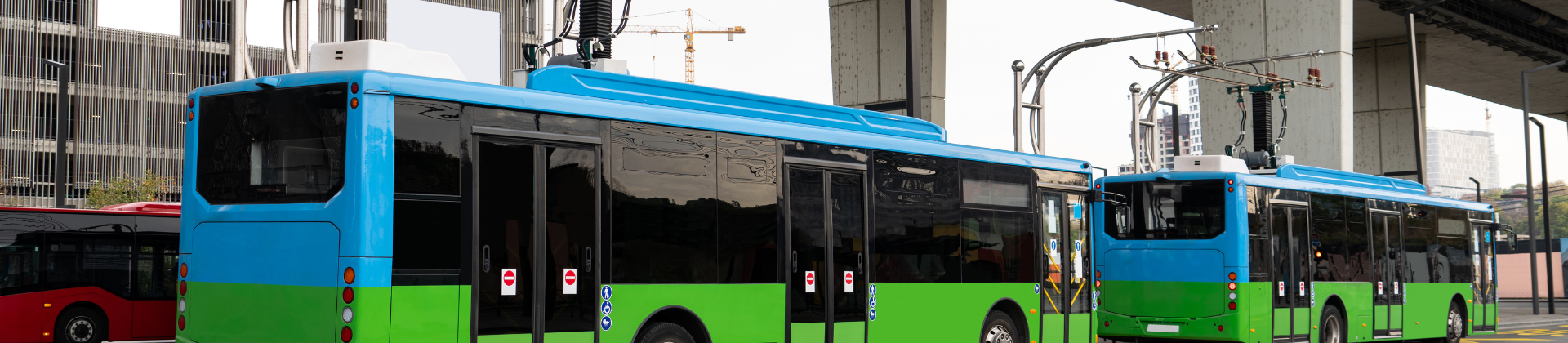 tło autobus elektryczny